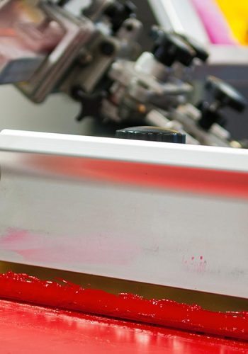 Screen printing press
